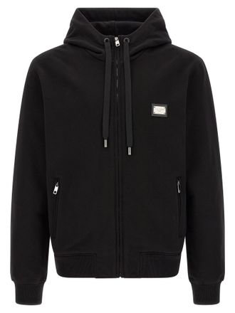 Dolce & Gabbana Black Cotton Mens Sweatshirt