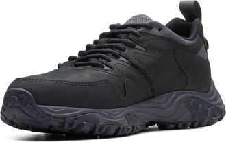 Clarks Mens ATL Walk Go Waterproof Hiking Shoe, Black Leather, 10.5