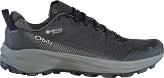 Oboz Footwear Mens Katabatic Lt Low Gtx Shoe In Black Sea