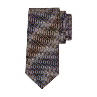 Ferragamo Cravatta Jacquard Gancini - male - Ferragamo - Ties - Multicolor - ONE SIZE - Accessories