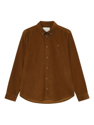 Les Deux Konrad pinwale corduroy shirt - men - Cotton - M - Brown