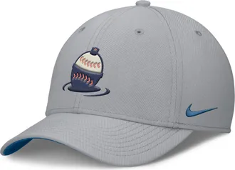 Nike Milwaukee Brewers City Connect Rise Nike Mens Dri-FIT MLB Hat in Grey | NB170IAHMZB-UHT