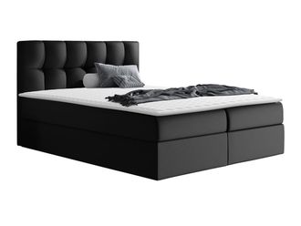 Mirjan24 Cama Continental Aedes, Soft 011, Doble, Continental, 200x200, Cuero Ecol&oacute;gico, Somieres, 206x208x103cm