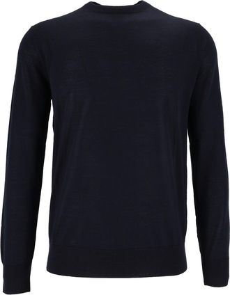 Ballantyne Smooth Wool Round-Neck Sweater
