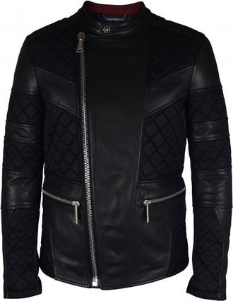 Philipp Plein Bikerjack Zwart