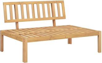 vidaXL Sof&aacute; Central De Palets Para Jard&iacute;n Madera Maciza De Acacia Vidaxl