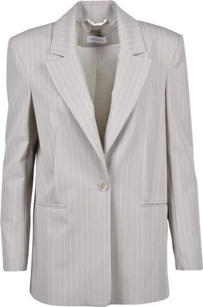 Patrizia Pepe Giacca Dritta - - Jackets - Donna - Grigio - S