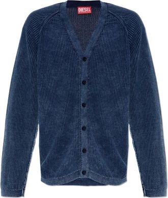 Diesel Truien - Heren - Vesten - Blauw - L - Truien & Vesten