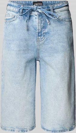 Pieces Loose Fit Jeansshorts aus Baumwoll-Mix Modell SELMA in Jeansblau, Größe 25