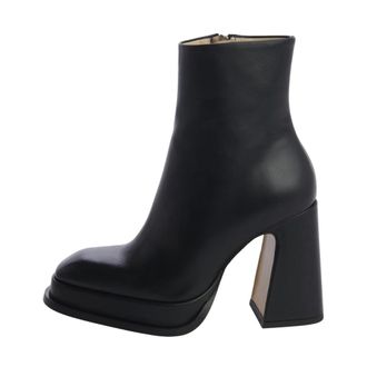 Souliers Martinez Chueca Platform Boots - female - Souliers Martinez - Heeled Boots - Black - 6 UK - Shoes