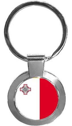 Generic Malta Luxury Round Shaped Metal Keyring In A Gift Box