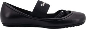 Dior Dames, Schoenen, Zwart, Maat: 39 1/2 EU Leer