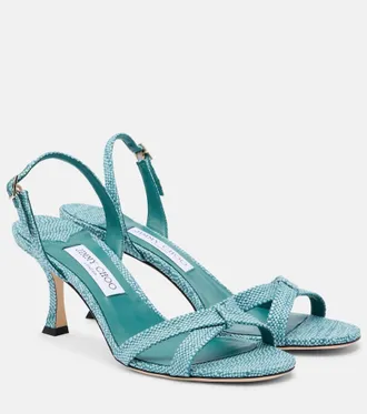 Jimmy Choo London Elsy woven slingback sandals