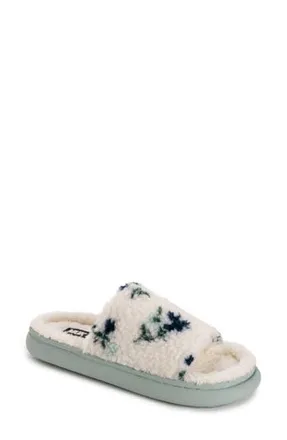 Muk Luks Marsai Faux Shearling Slipper in Mint at Nordstrom Rack, Size X-Large