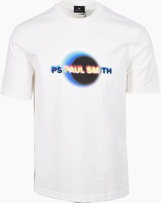 Paul Smith Mens PAUL SMITH ECLIPSE CASUAL FIT T-SHIRT WHITE - Size: 44