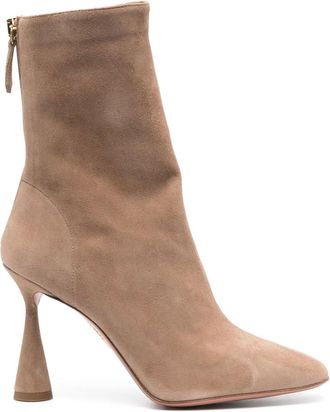 Aquazzura Stivaletti Amore 10mm - Toni neutri