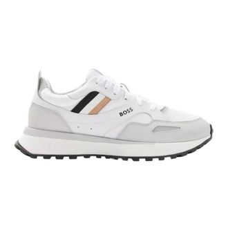 HUGO BOSS Hugo, Sneakers, male, White, Size: 10 US Ecopelle Sneakers with Logo