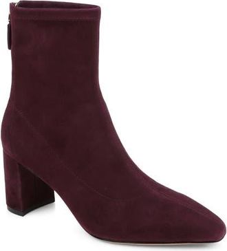 L'agence Salome Bootie in Burgundy Suede at Nordstrom, Size 7.5