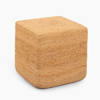 Sklum Sklum - Puff Cuadrado De Yute Natural Orsen
