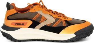 Voile Blanche Club Act2 panelled sneakers - Orange