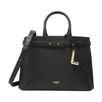 Lancel Faubourg Trap&egrave;ze M - Dames - Tassen - Zwart - Maat: ONE Size Zijde