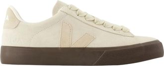 Veja Bold Leather Trainers - Neutral Colors