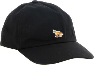Maison Kitsun&eacute; Baseball Cap - Black