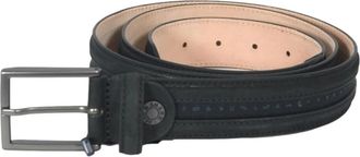 Paul & Shark Belt 15316001 - unisex - Riemen - Zwart - 125 CM - Leer - Accessoires