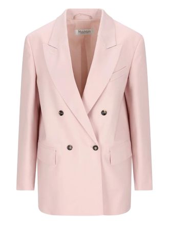 Max Mara button double-breasted blazer - Pink
