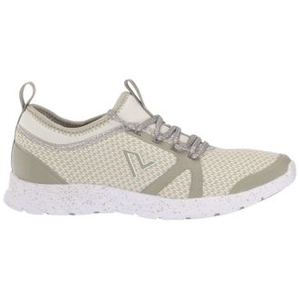 Vionic Brisk Alma Textile Synthetic Womens Lace Up Trainers - Aluminium - Size:UK 4.5