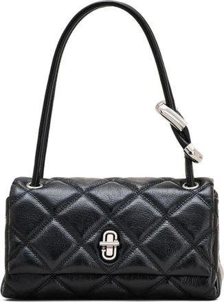 Marc Jacobs Tassen, Dames, Zwart, ONE Size, Leer, Mini Quilted Dual Schoudertas