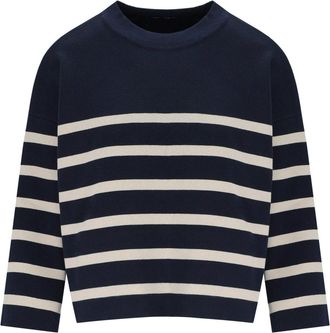 Weekend by Max Mara MAGLIA CROPPED PINIDE BLU NAVY MAX MARA WEEKEND