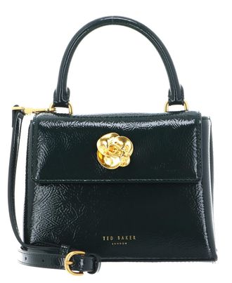 Ted Baker cross body bag Roseau Rose Detail Mini Crinkle Bag Dark Green