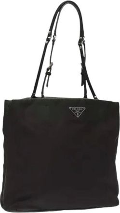 Prada Pre-owned Tote Bags, female, Brown, Size: ONE SIZE Pre-owned Vintage Hand Bag