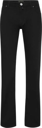 Billionaire Boys Club Geborduurde 5 Pockets Regular Cut Jeans - Heren - Regular Fit Jeans - Zwart - W34 - Katoen - Jeans
