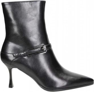 Laura Biagiotti Mid-Heel Ankle Boot 9360 - Dames - Laarzen met Hak - Zwart - 41 EU - Schoenen