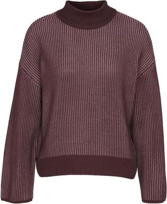 Stoic Heavy MerinoKnit MMXX.Laisdalen Sweater Merinopullover f&uuml;r Damen | lila