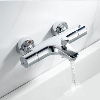 OEM Grifo Termost&aacute;tico Para Ba&ntilde;era, Grifo Termost&aacute;tico Para Ducha De Lat&oacute;n, Grifo De Ba&ntilde;era Con Tope De Seguridad De 38 &deg;c, Grifo De Ducha Mural Con Dos S