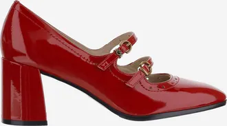 Pinko Pinko leren Mary Jane-pumps met verfeffect