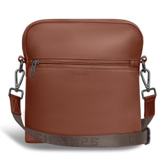 Champs Luggage Onyx / Leather Cross-Body Bag