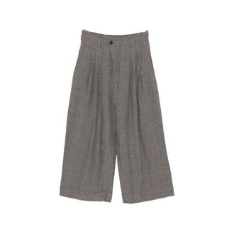 Ziggy Chen Check-pattern Trousers