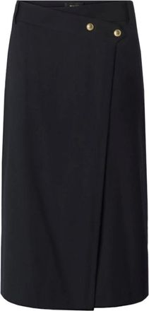 Pinko Pinko, Rokken, Dames, Blauw, S, Marzemino G03 Midi Rok