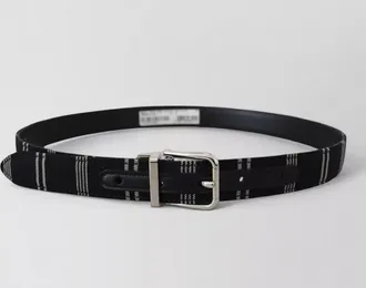 Dolce & Gabbana striped cotton belt