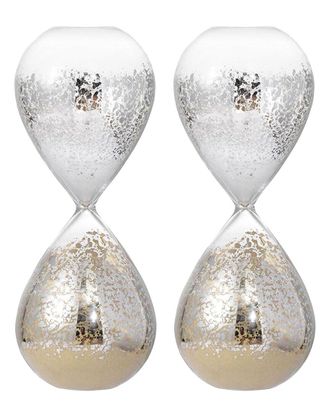 A&B Home Set Of 2 Peleus 30-Minute Hourglass