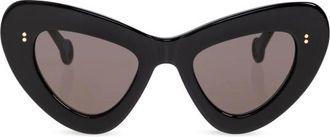 J.W.Anderson Accessoires, Dames, Zwart, ONE Size, Butterfly Zonnebril