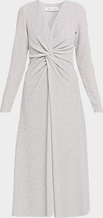Prabal Gurung Twist Front Long Sleeve Dress