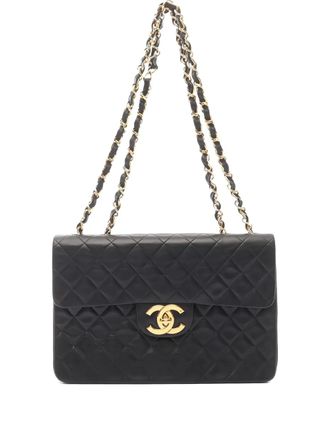 Chanel 1991-1994 Deca Matelasse 34 shoulder bag - Black
