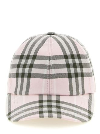 Burberry Pink Check Baseball Hat