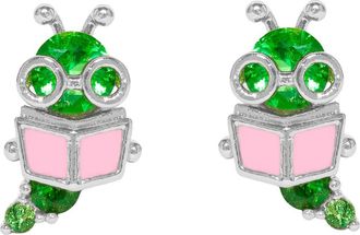 Girls Crew Bookworm Stud Earrings in Silver at Nordstrom