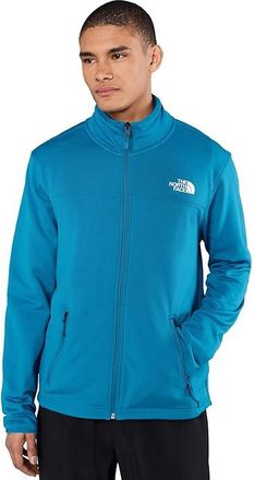 The North Face Cedar Trail Grid Fleece Full Zip Jacket Mens Coat Dusk Blue : 2XL, Fleece/Polyester